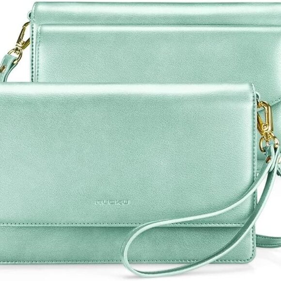 Accessories - Small Crossbody Bag Women Mini Cell Phone Purse RFID Card Holder Green